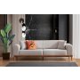 Atelier del Sofa Sofa trosed Kapri 3 Seater Cream - slika 3