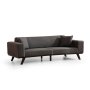 Atelier del Sofa Sofa trosed Leon 3 Seater Anthracite - slika 4