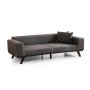 Atelier del Sofa Sofa trosed Leon 3 Seater Anthracite - slika 5