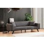 Atelier del Sofa Sofa trosed Leon 3 Seater Anthracite - slika 1