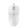 ALCATROZ Miš Asic 2 USB Optical Mouse White - slika 1