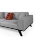 Atelier del Sofa Sofa trosed Leon 3 Seater Light Grey - slika 5