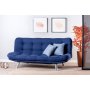 Atelier del Sofa Sofa trosed Misa Sofabed Navy Blue - slika 1