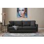 Atelier del Sofa Sofa trosed Eva Anthracite - slika 1