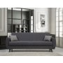 Atelier del Sofa Sofa trosed Alkon Dark Grey - slika 1