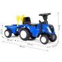 ECO TOYS Traktor sa prikolicom Plavi - slika 4