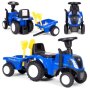 ECO TOYS Traktor sa prikolicom Plavi - slika 1