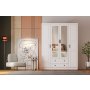 HANAH HOME Ormar Bahar 654 White - slika 3