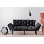 Atelier del Sofa Sofa trosed Nitta Triple Black - slika 2
