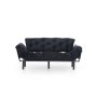 Atelier del Sofa Sofa trosed Nitta Triple Black - slika 3