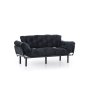 Atelier del Sofa Sofa trosed Nitta Triple Black - slika 4