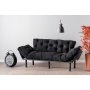Atelier del Sofa Sofa trosed Nitta Triple Black - slika 1
