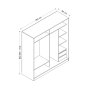 HANAH HOME Ormar Kale 3179 - slika 5