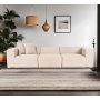 Atelier del Sofa Sofa trosed Lora 3 Seater Peach - slika 3