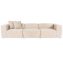 Atelier del Sofa Sofa trosed Lora 3 Seater Peach - slika 4