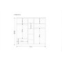 HANAH HOME Ormar Henna 1705 White - slika 5