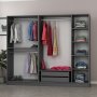 HANAH HOME Ormar Kale 210 Anthracite v2 - slika 4