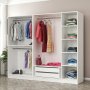 HANAH HOME Ormar Kale 210 White v2 - slika 2