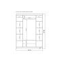 HANAH HOME Ormar Tango 604 White - slika 5