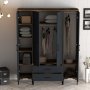 HANAH HOME Ormar Kumsal STP Walnut Anthracite - slika 3