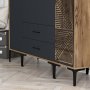 HANAH HOME Ormar Kumsal STP Walnut Anthracite - slika 5