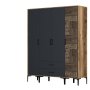 HANAH HOME Ormar Kumsal STP Walnut Anthracite - slika 1