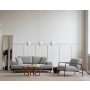 Atelier del Sofa Sofa trosed Eti Black 3 Seater Grey - slika 1