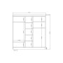 HANAH HOME Ormar Lavinia 1055 White - slika 5