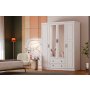 HANAH HOME Ormar Bahar 604 White - slika 2