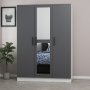 HANAH HOME Ormar Kale Anthracite 2264 - slika 4