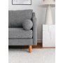 Atelier del Sofa Sofa trosed Nordi 3 Seater Wood Grey - slika 3