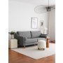 Atelier del Sofa Sofa trosed Nordi 3 Seater Wood Grey - slika 1