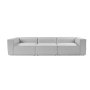 Atelier del Sofa Sofa trosed Fora 3 Seater Light Grey - slika 2
