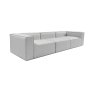 Atelier del Sofa Sofa trosed Fora 3 Seater Light Grey - slika 3