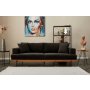 Atelier del Sofa Sofa trosed Liva Anthracite Copper - slika 1