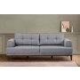 Atelier del Sofa Sofa trosed Vina 3 Grey Walnut - slika 1
