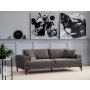 Atelier del Sofa Sofa trosed Astana 3 Seater Anthracite - slika 1