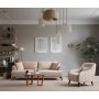 Atelier del Sofa Sofa trosed Buhara 3 Seater Ecru - slika 2