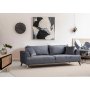 Atelier del Sofa Sofa trosed Buhara 3 Seater Dark Grey - slika 1