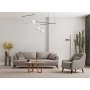 Atelier del Sofa Sofa trosed Buhara 3 Seater Light Grey - slika 2