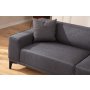 Atelier del Sofa Sofa trosed Petra 3 Anthracite - slika 2