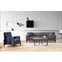 Atelier del Sofa Sofa trosed Petra 3 Anthracite - slika 4