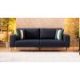 Atelier del Sofa Sofa trosed Franz Dark Blue - slika 1