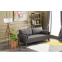 Atelier del Sofa Sofa trosed Bella Sofa For 3 Pr Anthracite - slika 2