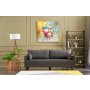 Atelier del Sofa Sofa trosed Bella Sofa For 3 Pr Anthracite - slika 1