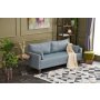 Atelier del Sofa Sofa trosed Bella Soft Uclu Koltuk Blue - slika 2