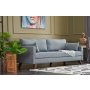 Atelier del Sofa Sofa trosed Bella Soft Uclu Koltuk Blue - slika 3