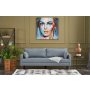 Atelier del Sofa Sofa trosed Bella Soft Uclu Koltuk Blue - slika 1