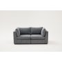 Atelier del Sofa Sofa dvosed Mottona 2 Seat Sofa Grey - slika 2