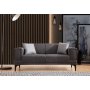 Atelier del Sofa Sofa dvosed Horizon Dark Grey - slika 1